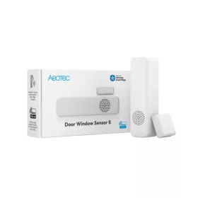  Aeotec Door Window Sensor 8  – Opening, tilt, temperature and humidity sensor, Z‑Wave, white (ZWA055-C)
