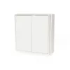 Shelly BLU Wall Switch 4 wireless switch + adapter for Gira / Merten mounting frames