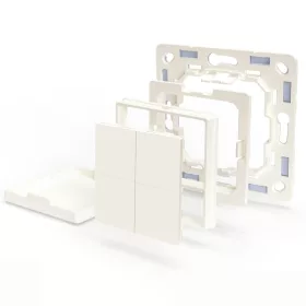   Shelly BLU Wall Switch 4 wireless switch + adapter for Legrand / Shelly mounting frames