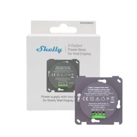   Shelly 2-Output Power Base for Wall Display – X1i, X2i network power supply with 2 relay outputs