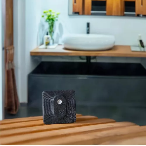 Shelly Wall Display Wi-Fi + Bluetooth touch screen wall switch and control panel (black) + BLU H&T sensor