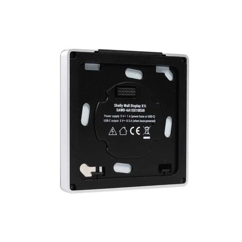 Shelly Wall Display X1i – Control panel, light switch, Wi-Fi, Bluetooth, silver (SAWD-6A1XX10EU0)