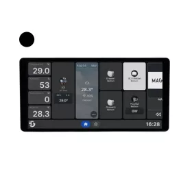   Shelly Wall Display X2i – Wall control panel and light switch, Wi-Fi, Bluetooth, black