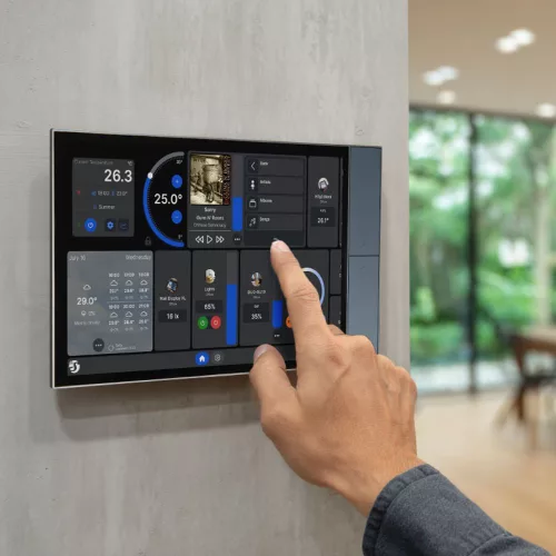 Shelly Wall Display XL — 10,1″ touch screen control panel, Wi-Fi + Bluetooth, grey
