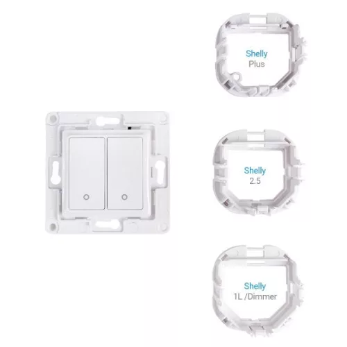 Shelly Wall Switch 2 button - White