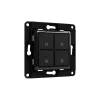 Shelly Wall Switch 4 button - Black