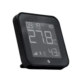   Shelly BLU H&T Display ZB – Temperature, humidity and light sensor with e-paper display, Zigbee, Bluetooth, black