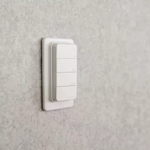 Shelly BLU RC Button 4 ZB – Four-button remote control, Bluetooth, zigbee, white