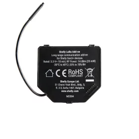 Shelly LoRa Add-on - long range communication add-on module