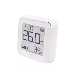   Shelly PLUS GEN3 H&T Wi-Fi + Bluetooth humidity and temperature sensor with e-paper display (matt white)