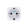 Shelly Plug M Gen3 – Wi-Fi + Bluetooth, Matter-compatible smart plug with energy monitoring, white