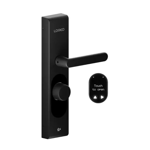 Shelly LOQED Smart Wi-Fi + Bluetooth Touch Lock, Black Edition