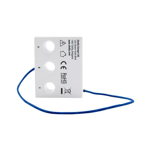 Shelly 3EM-63T Gen3 smart Wi-Fi 3-phase power meter add-on for MCB