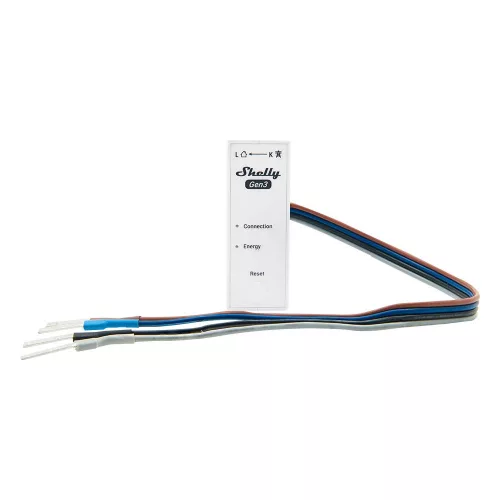 Shelly 3EM-63W Gen3 smart Wi-Fi 3-phase power meter add-on for MCB