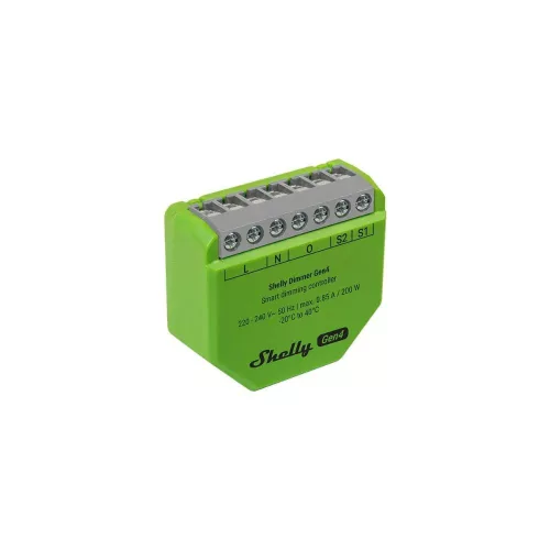 Shelly Dimmer Gen4 – smart dimmer module, Wi-Fi, Bluetooth, Zigbee, Matter