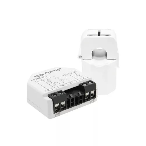 Shelly EM Gen3 one-phase, 2 channel power meter, with 50A clamp included