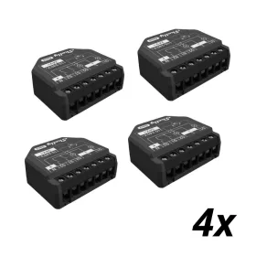   Shelly 2PM Gen3 dual channel Wi-Fi + Bluetooth smart relay module with roller shutter mode (4-PACK)