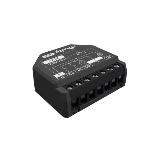 Shelly 2PM Gen3 dual channel Wi-Fi + Bluetooth smart relay module with roller shutter mode (4-PACK)