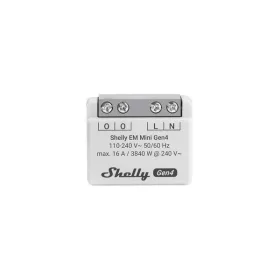   Shelly EM Mini Gen4 – smart power meter (16A), Wi-Fi, Bluetooth, Matter, Zigbee