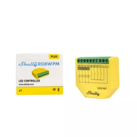   Shelly Plus RGBW PM - smart Wi-Fi  controller for single color, RGB or RGBW LED strips