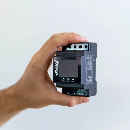 Shelly PRO 4PM WiFi + Ethernet 4-gang smart relay switch with power meter
