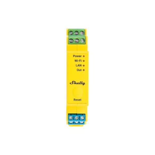 Shelly Pro RGBWW PM smart Wi-Fi + Ethernet RGBWW LED controller, DIN-rail compatible