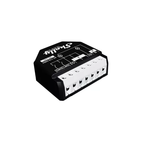 Shelly Qubino Wave 2PM smart relay with 2-gang, power meter, with Z-Wave protocol