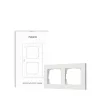 Aqara H2 EU Switch Frame (double / 2-gang), white