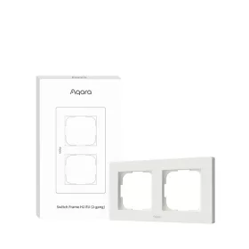 Aqara H2 EU Switch Frame (double / 2-gang), white