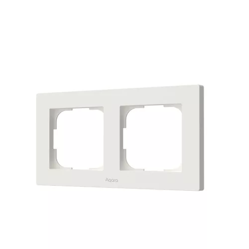 Aqara H2 EU Switch Frame (double / 2-gang), white