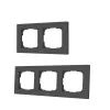 Aqara H2 EU Switch Frame (triple / 3-gang), gray