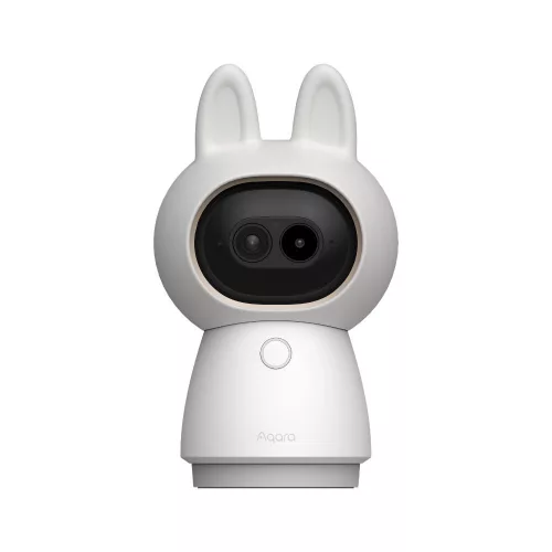 Aqara G350 CAMERA HUB – Smart pan/tilt/zoom camera with AI-powered face and pet recognition, Wi-Fi, Zigbee + Thread, Matter support, white (CH-C14D)
