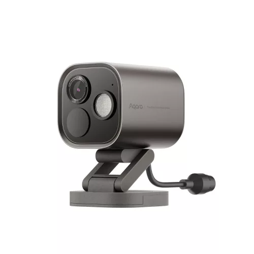 Aqara G5 Pro Camera hub, HomeKit Secure Video compatible camera with built-in Zigbee and Thread gateway, POE version, grey
