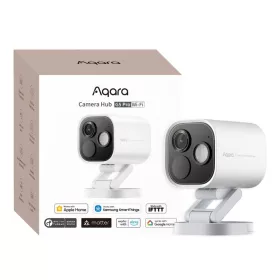   Aqara G5 Pro Camera hub, HomeKit Secure Video compatible camera with built-in Zigbee and Thread gateway, Wi-Fi version, white