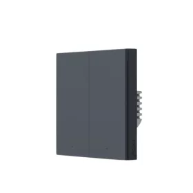   AQARA Smart Wall Switch H1 EU (No Neutral, Double Rocker), grey