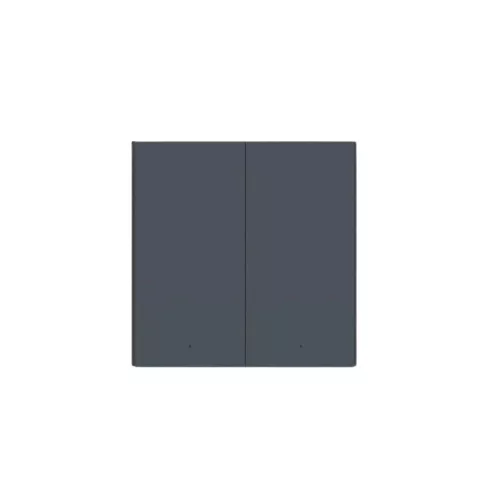 AQARA Smart Wall Switch H1 EU (No Neutral, Double Rocker), grey