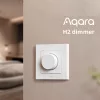 Aqara H2 Dimmer EU, Zigbee + Thread dimmer wall switch with universial wiring, white