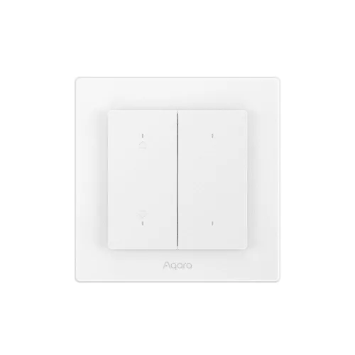 Aqara H2 Shutter Switch EU, Zigbee + Thread roller shutter wall switch, white/grey (DS-K02D)