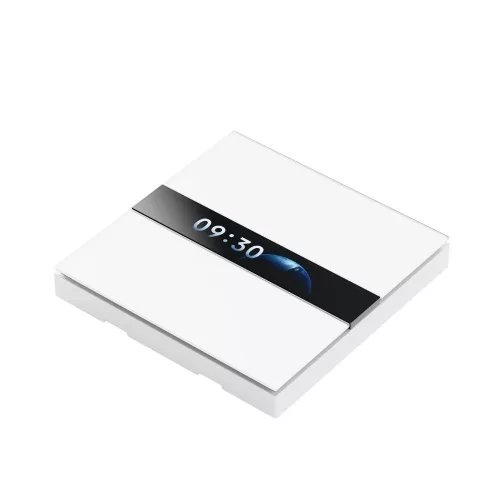 Aqara V1 Display Switch - a 2-channel smart Zigbee wall switch with LCD screen