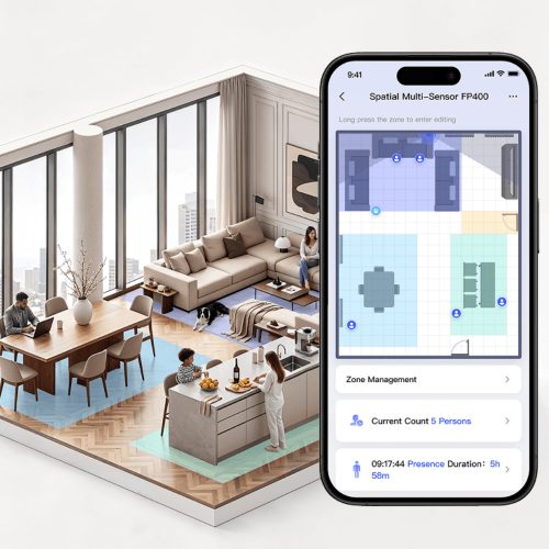 Aqara Spatial Multi-Sensor FP400 – Presence, temperature, humidity and light sensor, Zigbee, Thread, Matter, white (PS-S05D)