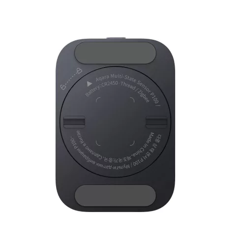 Aqara Multi-State Sensor P100  – Smart multi-sensor for door/window opening, vibration and tilt detection; Zigbee + Thread, gray (VB-S03D)