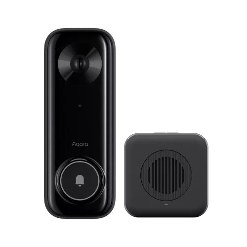 Doorbell Camera G400 Select (Wired) – Smart video doorbell with AI human, pet and package detection, Wi-Fi 6, black (DB-C03D)