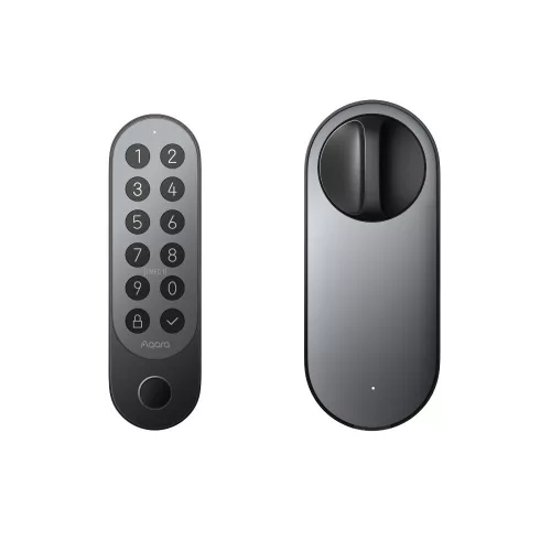 Aqara U200 smart retrofit door lock, Matter compatible, black