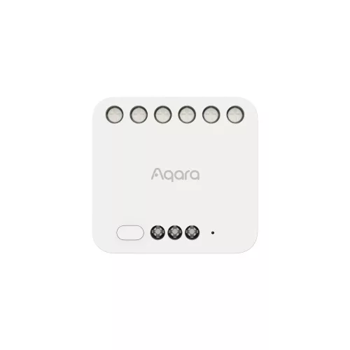 AQARA Dual Relay Module T2 (With Neutral), with power meter and interlock mode support for roller shutters