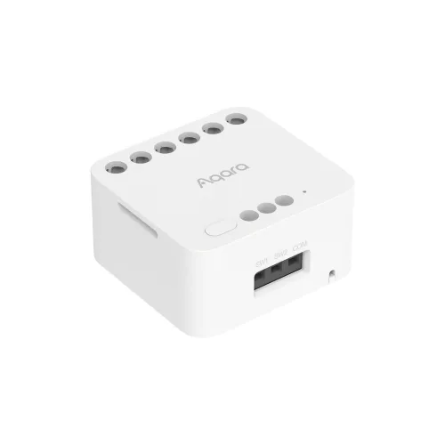 AQARA Dual Relay Module T2 (With Neutral), with power meter and interlock mode support for roller shutters
