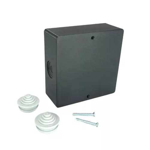 Surface-mount switch box, black