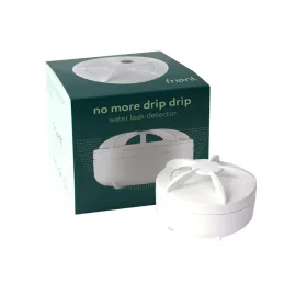   frient Water Leak Detector – Water leakage sensor with thermometer and 85dB audible alarm, Zigbee (FLSZB-110)