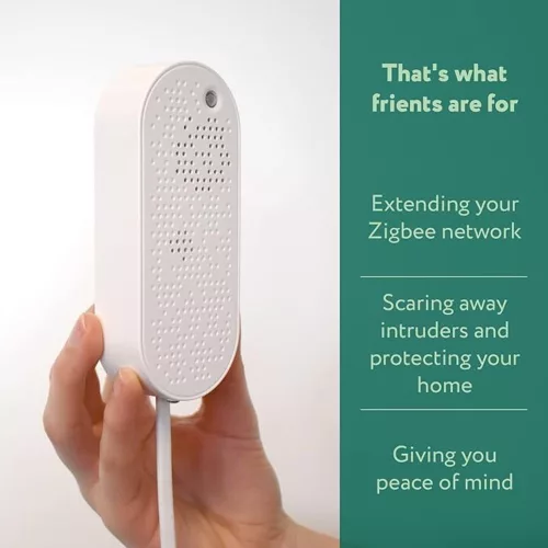 frient Smart Siren – Mains‑powered indoor siren, 90 dB, Zigbee (SIRZB-111)