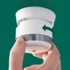 frient Intelligent Smoke Alarm –  Optical smoke detector with thermometer and 85dB audible alarm, Zigbee (SMSZB-120)