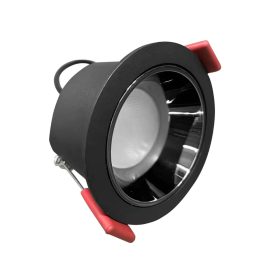   Gledopto GL-D-001P Zigbee Pro (Zigbee 3.0 + RF receiver) smart recessed LED downlight (450 lumens. IP33), with black frame